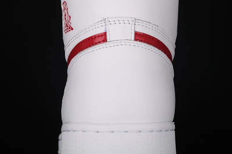 All categories Air Jordan Jordan series basketball shoes Air Jordan 1 High Air Jordan 1 Retro Metallic Red AJ1 Joe 1 white red 555088-103